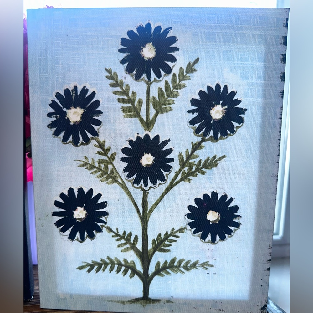 2 Floral Canvas Wall Decor Set - Picture 5 of 7